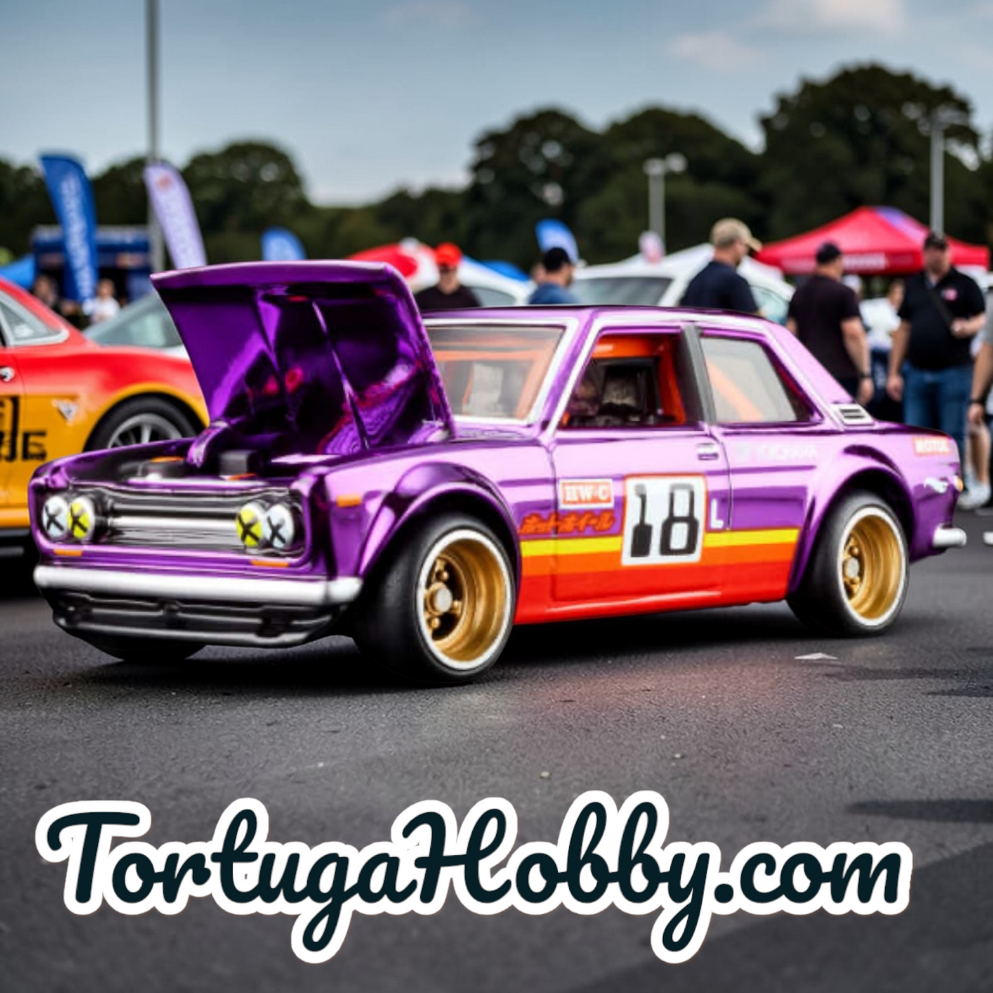 2026 - Hot Wheels Redline  '71 Datsun 510 Purple Spectraflame RealRiders