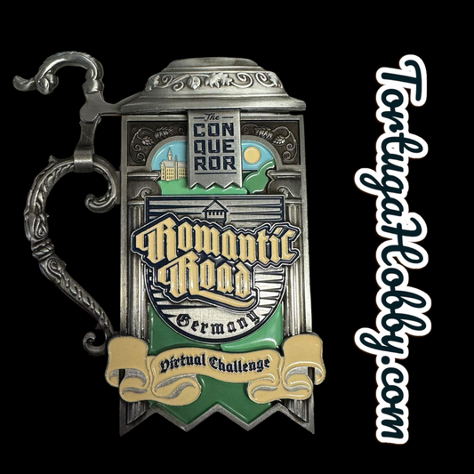 The Conqueror- Romantic Road Germany - High Quality Finishers Medal.