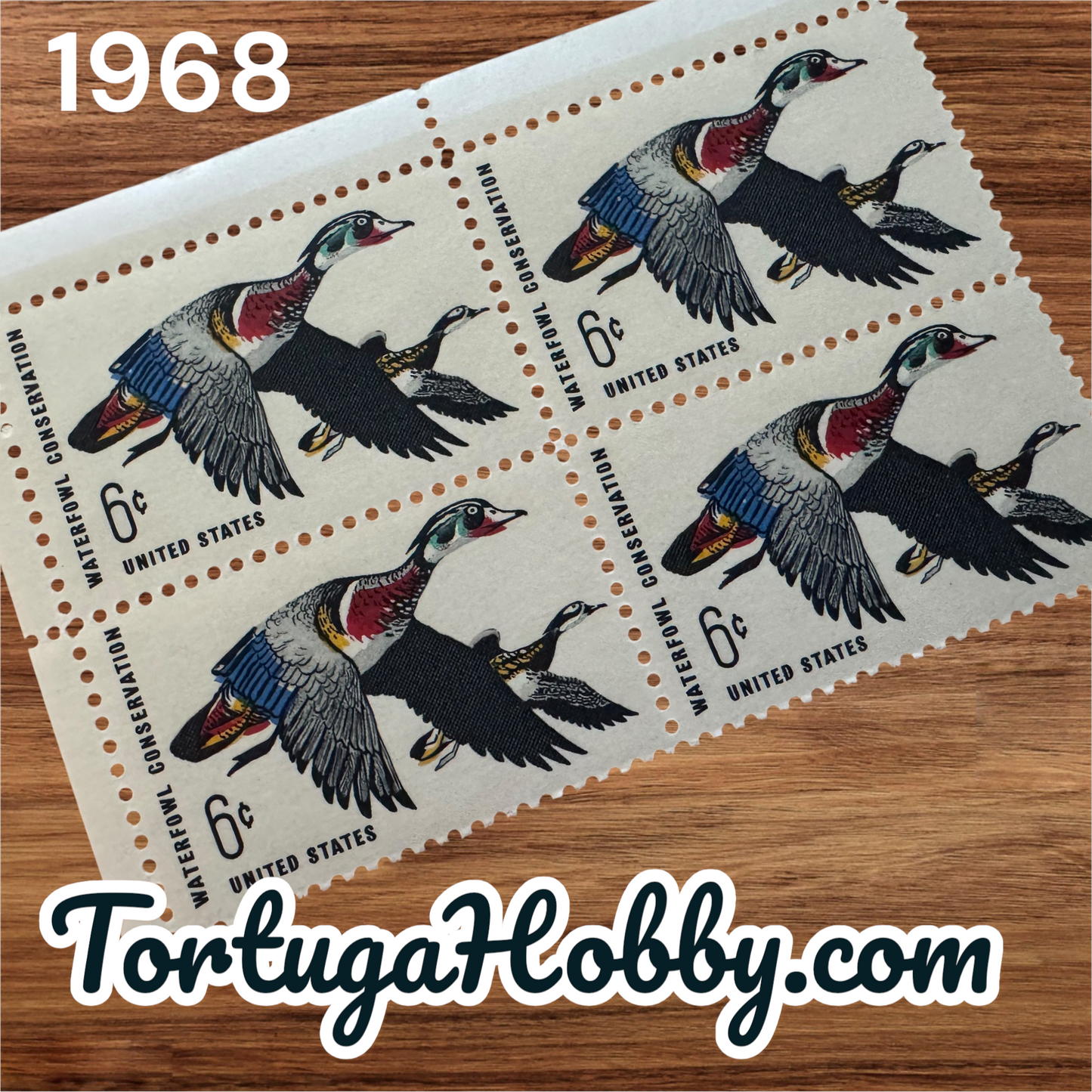 1968 - Waterfowl Conservation 4 Stamp Collection