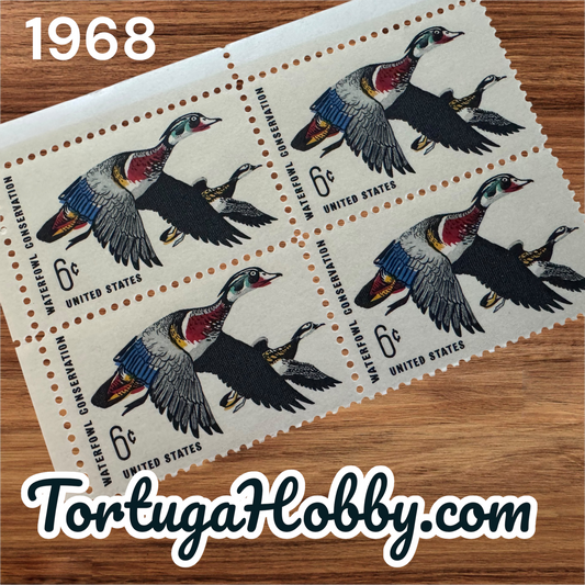 1968 - Waterfowl Conservation 4 Stamp Collection