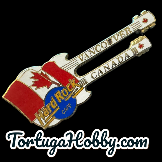 1994 Hard Rock Cafe - Vancouver - Guitar Shaped Collectible Souvenir Pin