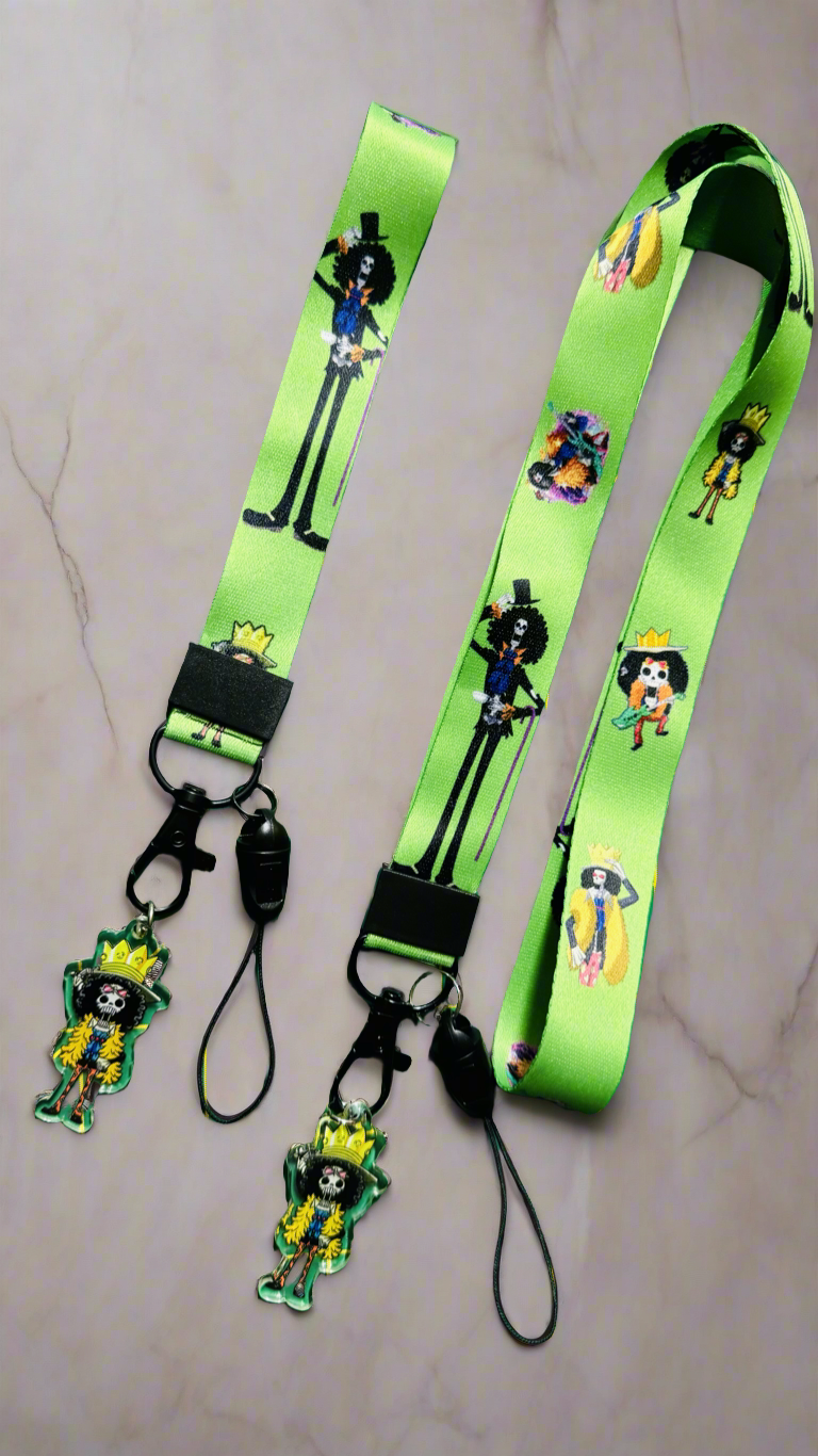 Lanyards - One Piece - Brook Chibi Lanyard & Keychain Gift Set