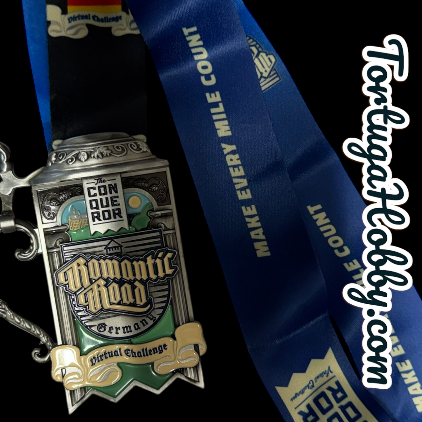 The Conqueror- Romantic Road Germany - High Quality Finishers Medal.