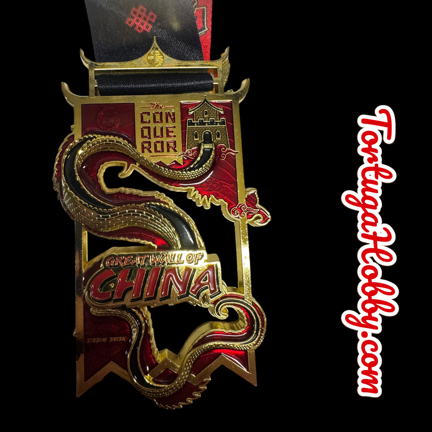 The Conqueror - Great Wall Of China - High Quality Finishers Medal.