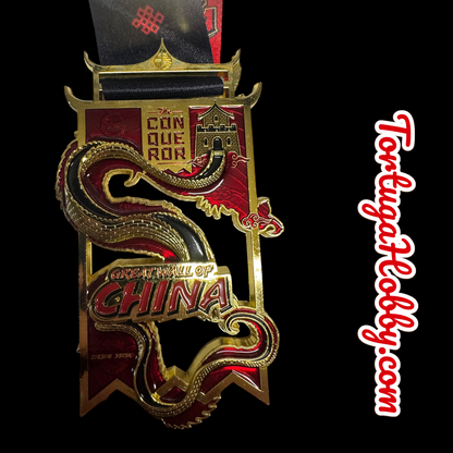 The Conqueror - Great Wall Of China - High Quality Finishers Medal.