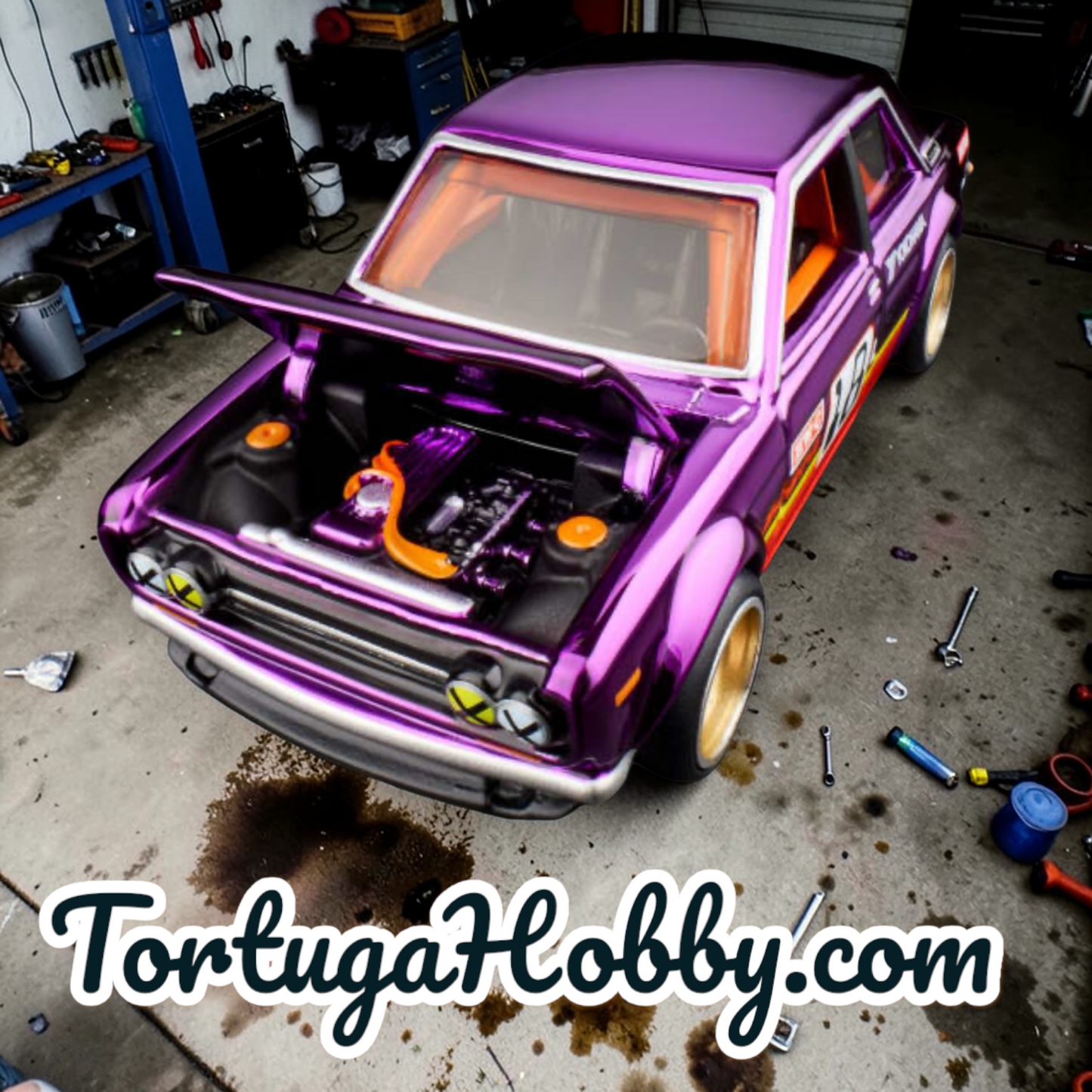 2026 - Hot Wheels Redline  '71 Datsun 510 Purple Spectraflame RealRiders