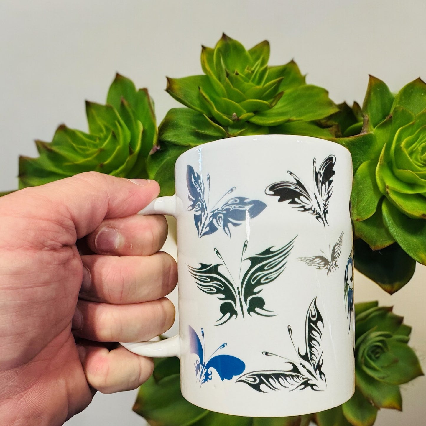 Coffee Mug - Tribal Butterflies