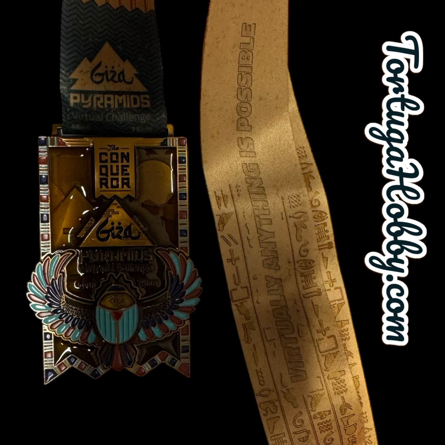 The Conqueror- Giza Pyramids - High Quality Finishers Medal.