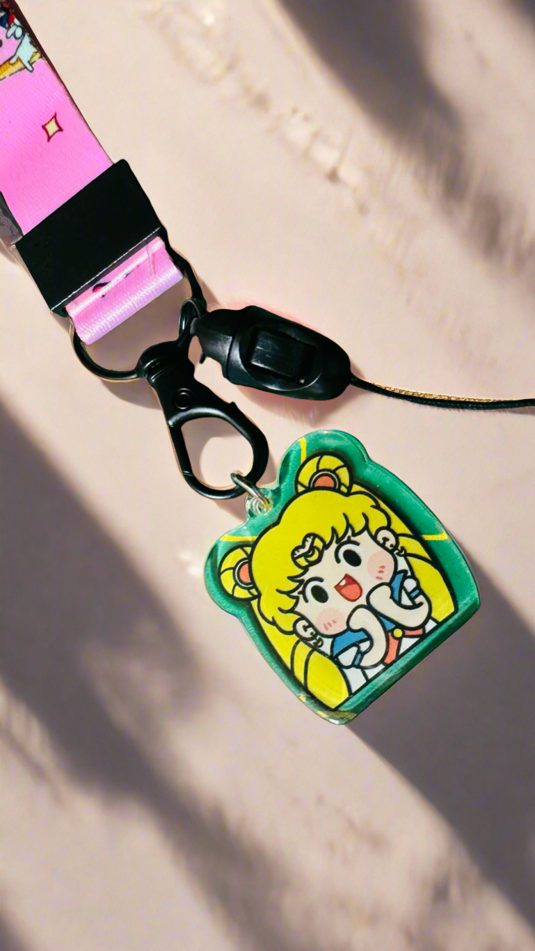 Lanyards - Sailor Moon Anime Lanyard / ID Badge Holder