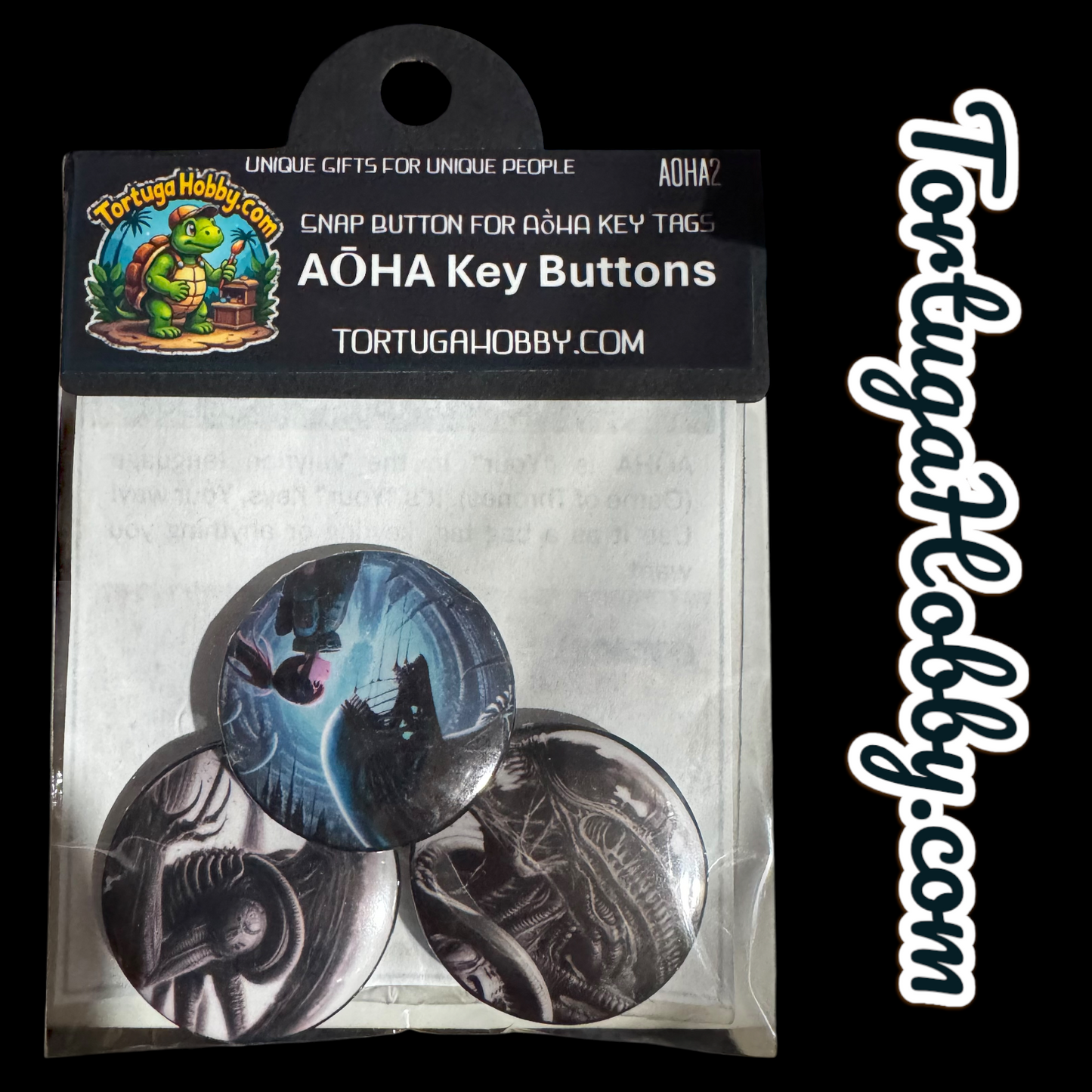 Aoha Keychain Buttons - Be Unique With Interchangeable Buttons