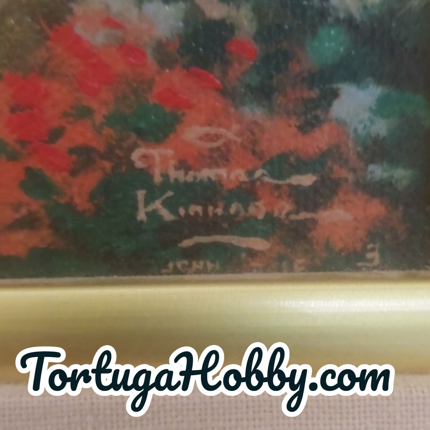 The Rose Gate - Thomas Kinkade Limited Edition Offset Lithograph on Canvas