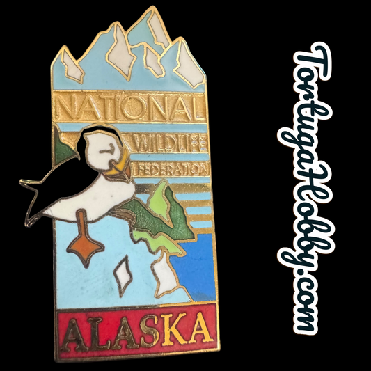 1989 - National Wildlife Federation of Alaska - Puffin Pin - by William Spear