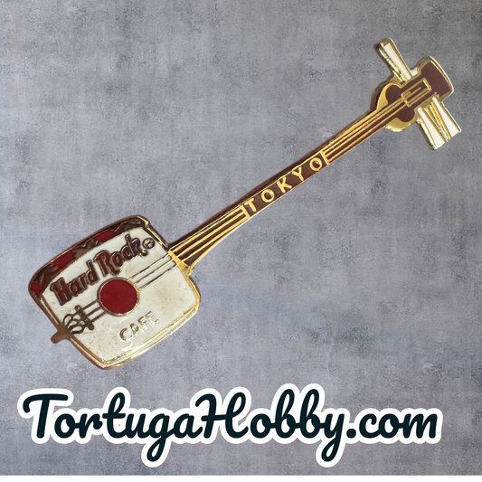 1990 - Hard Rock Cafe - Tokyo -  Kamikaze Shamisen Pin #9954