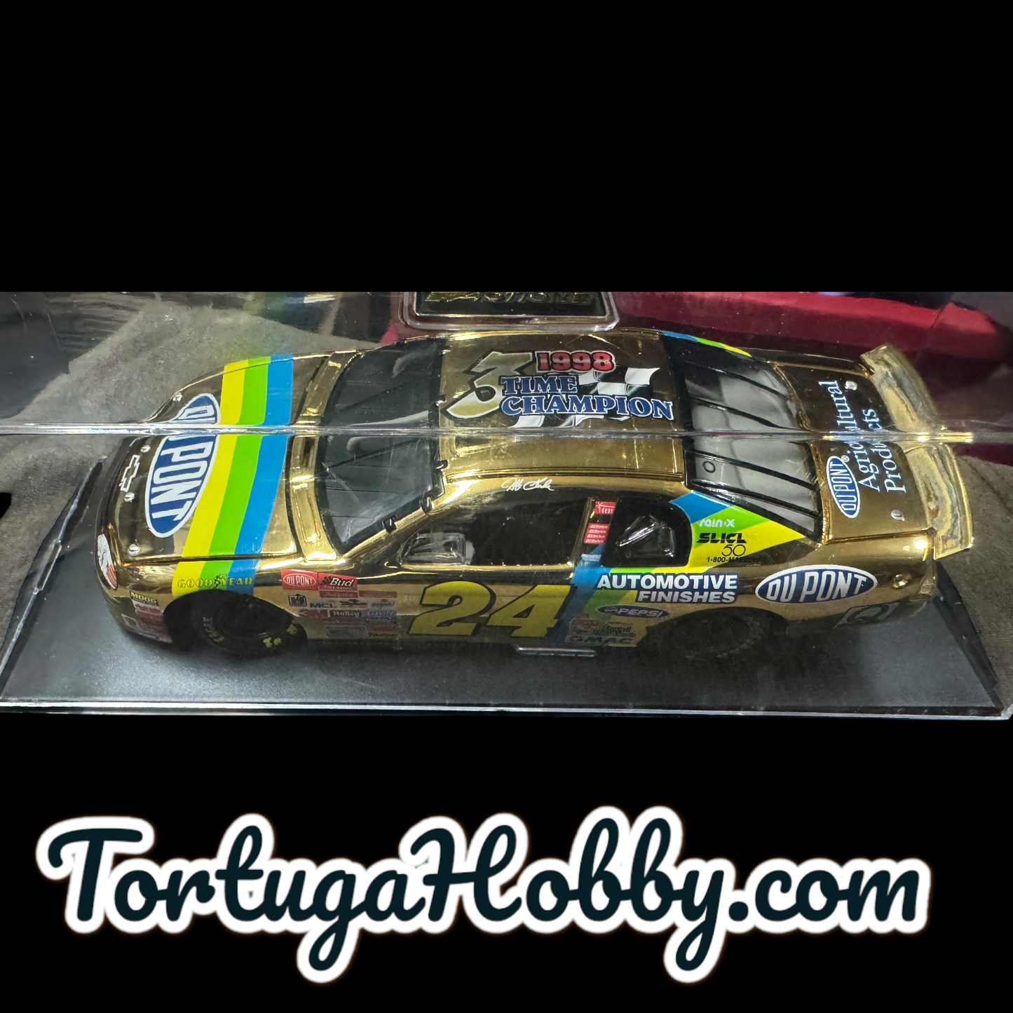 Jeff Gordan Diecast 1:24 NASCAR 1998 Monte Carlo - #24 DuPont W/Display