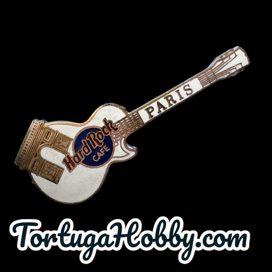 1991 - Hard Rock Cafe - Paris - Guitar Shaped Collectible Souvenir Pin