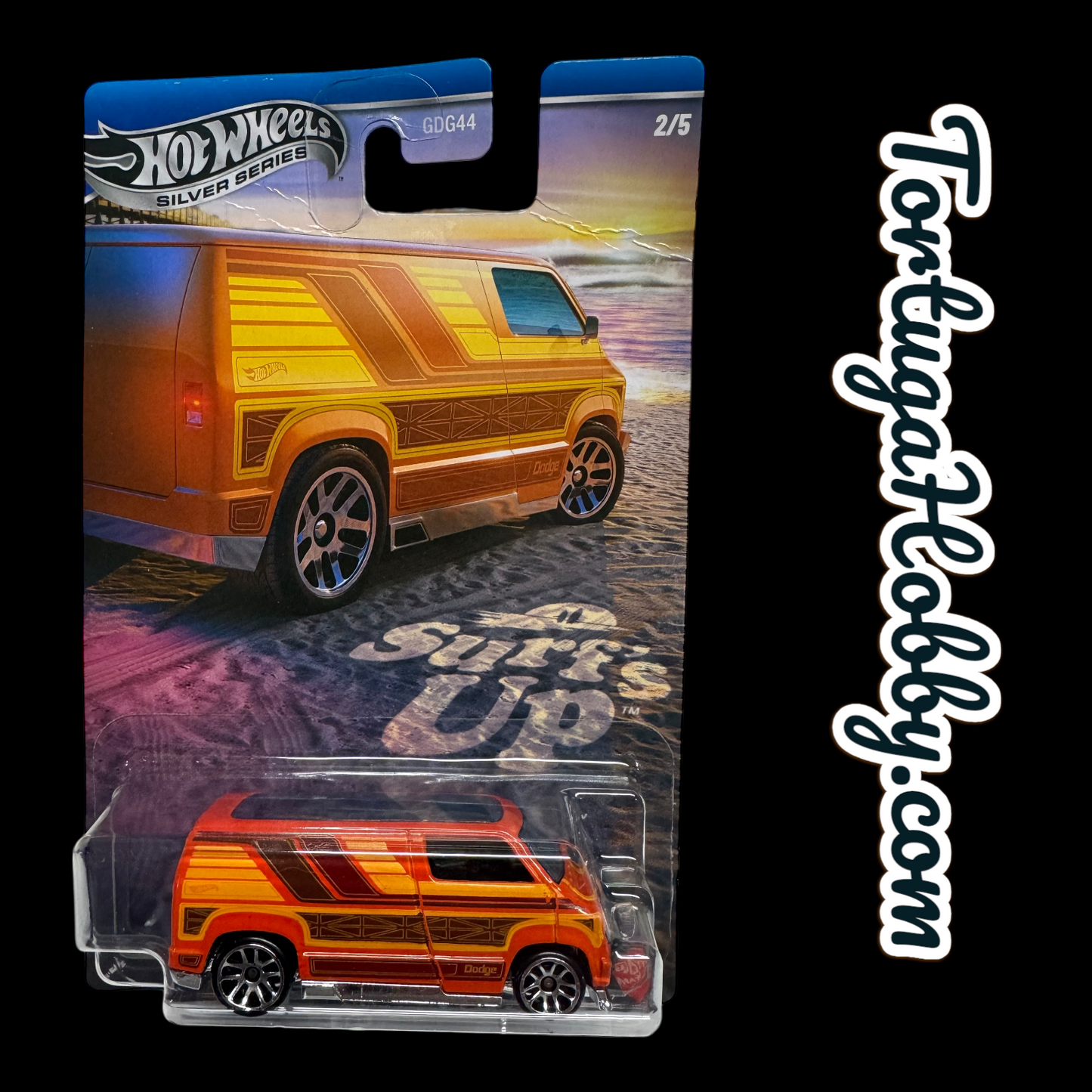 2024 - Hot Wheels Silver Series - Surfs Up - Custom 1977 Dodge VAN