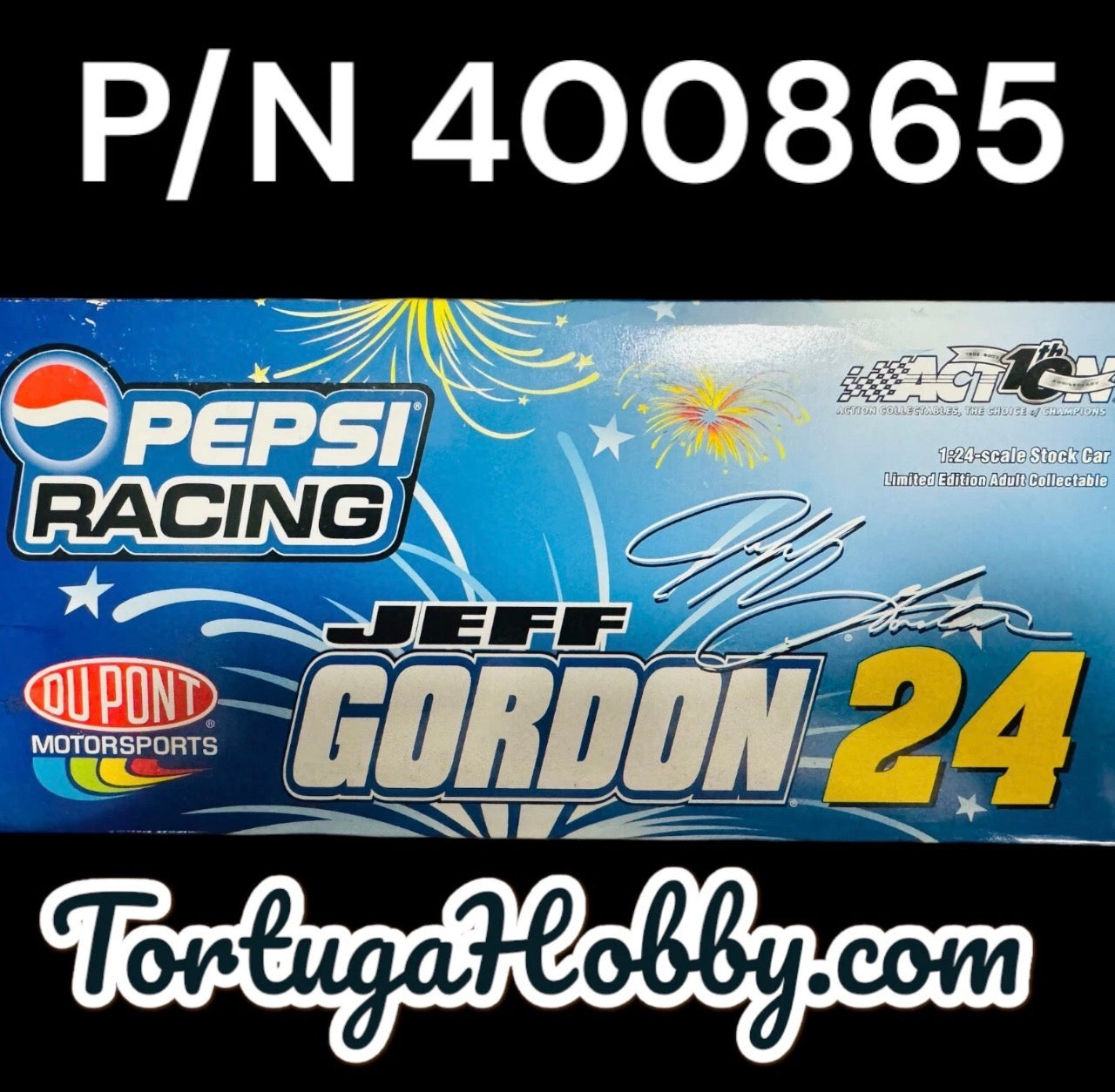 Jeff Gordon #24 Dupont Pepsi Daytona Patriotic 2002 Chevrolet Monte Carlo 1:24