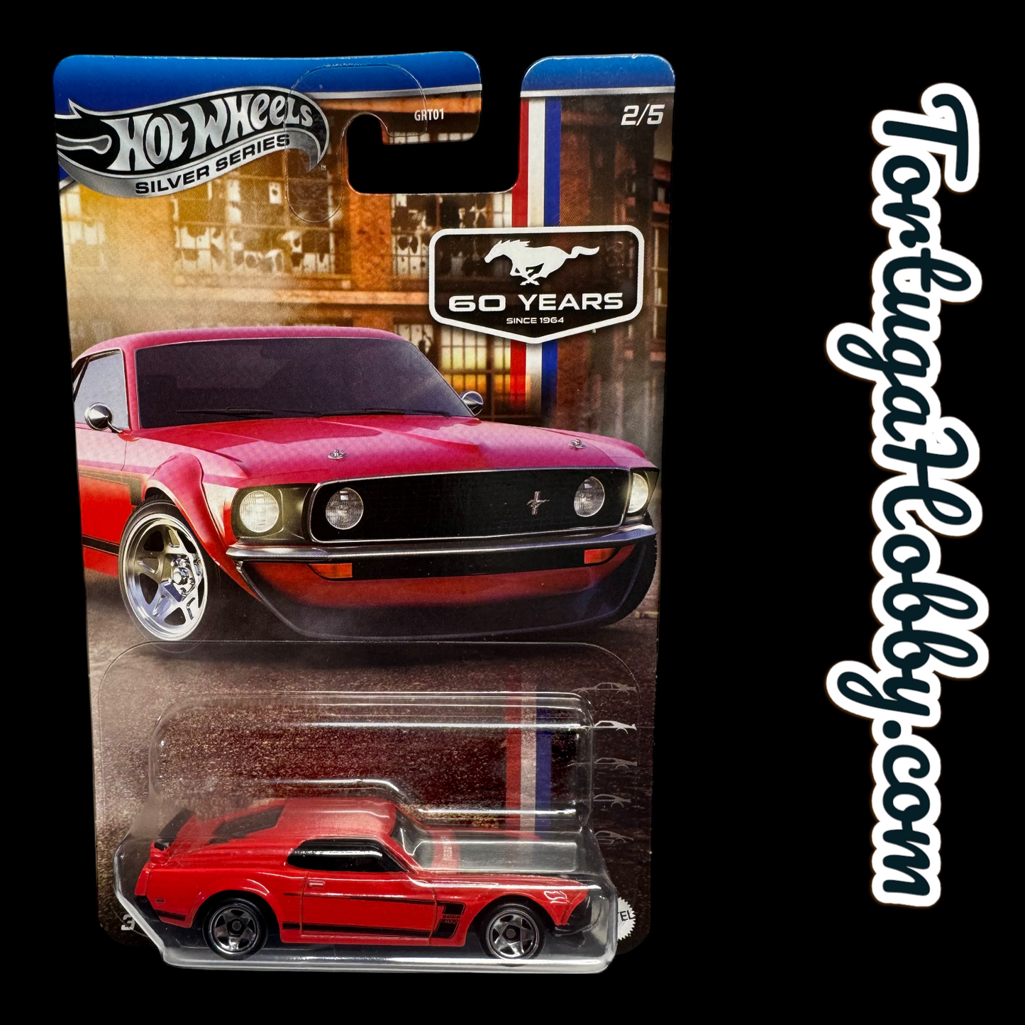 2026 - Hot Wheels Silver Series 60 Year Anniversary Of The Mustang. - 5 Car Set