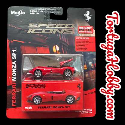 2026 - Maisto - Speed Icons - Ferrari Monza SP1 - Red