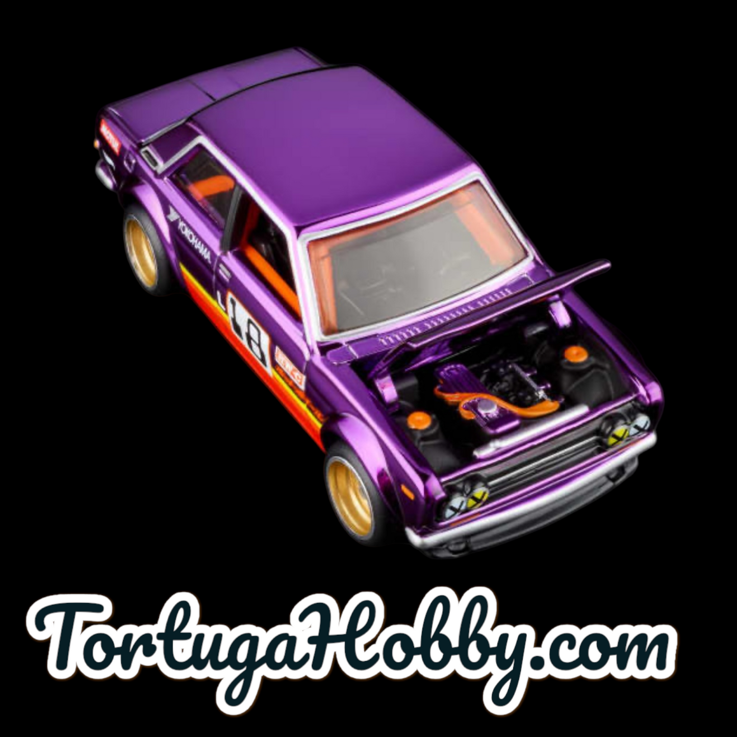 2026 - Hot Wheels Redline  '71 Datsun 510 Purple Spectraflame RealRiders