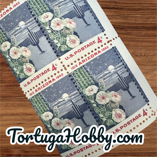 1962 - Arizona Statehood - Scott #1192 - 4 Stamp Collection