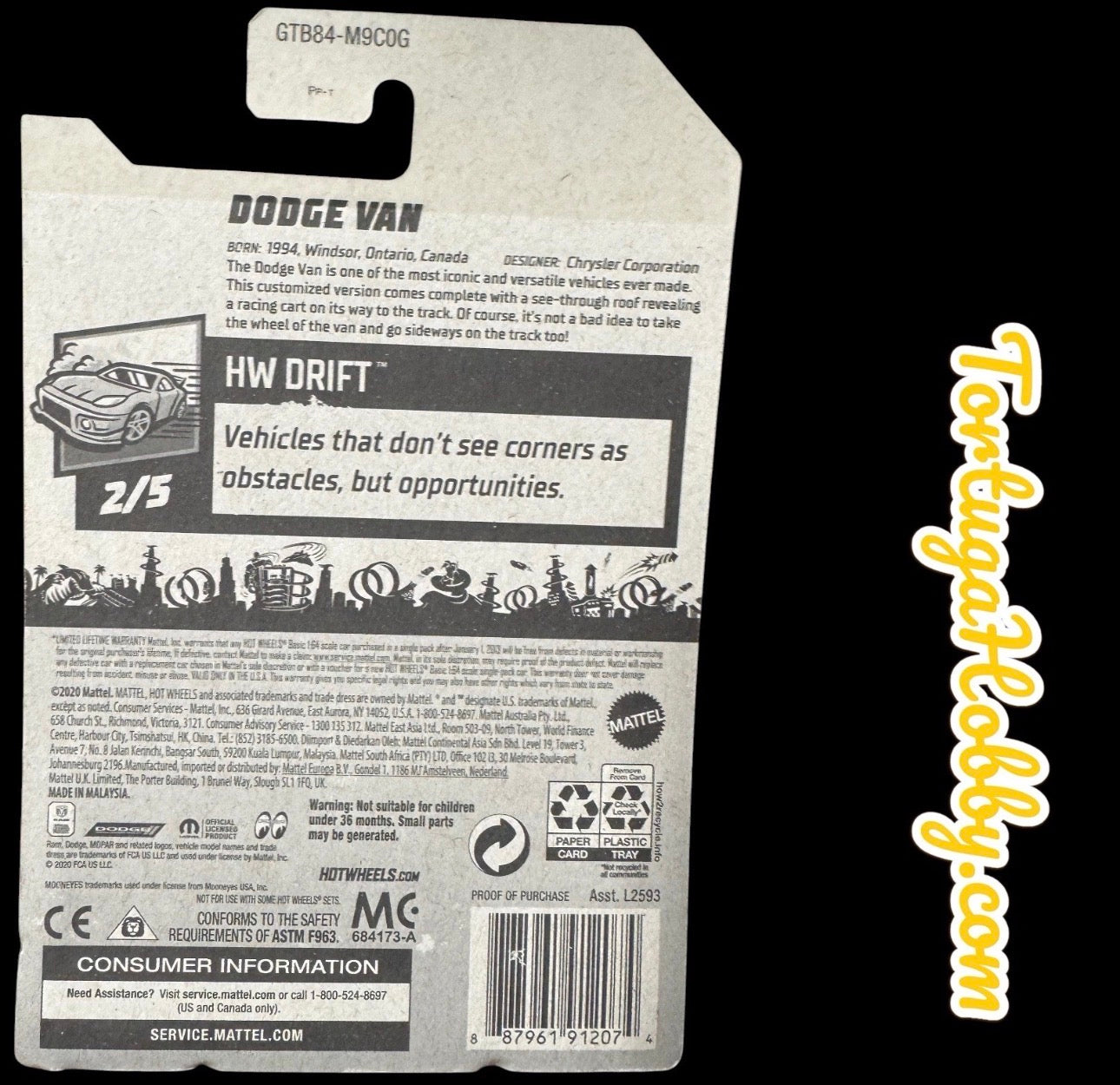 2020 - Hot Wheels - Mainline - Dodge Van