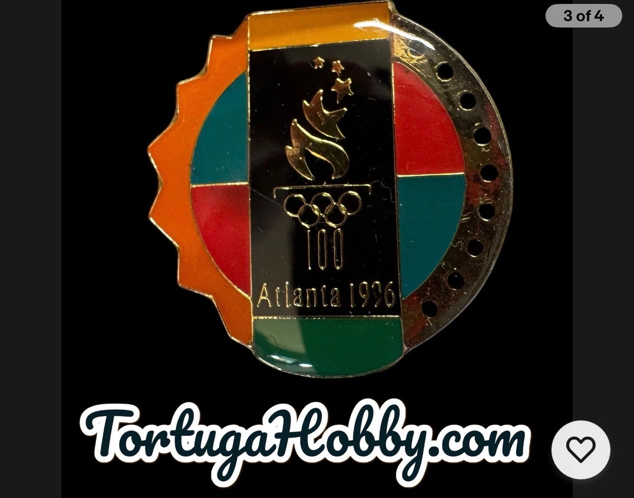 1996 Atlanta Olympics Pin Set. 3 Pin Set