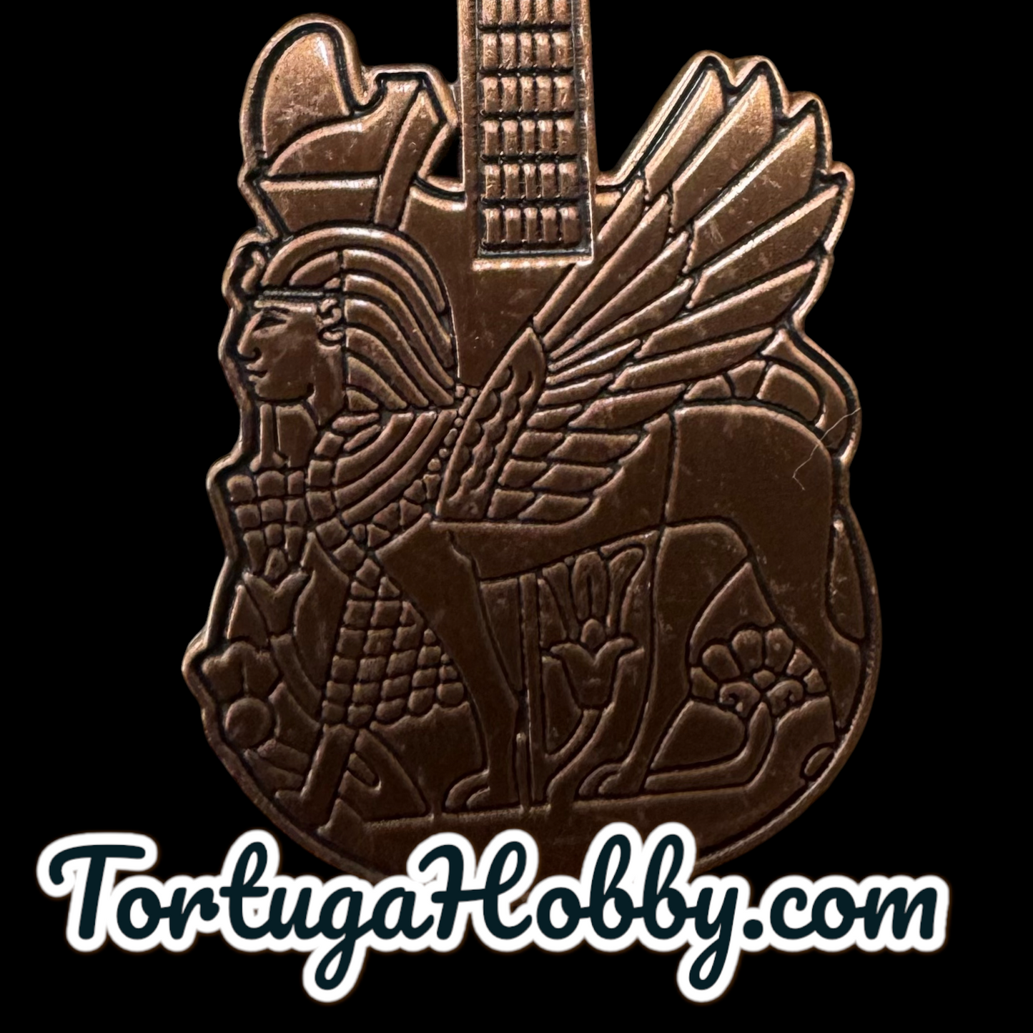 2017 - Hard Rock Cafe - Cairo - Copper Guitar 🎸 Embossed Winged Sphinx LE 200