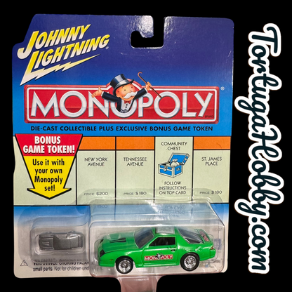 1991 - Johnny Lightning- Monopoly- Pennsylvania Ave - Camaro  With Unique Token
