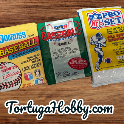 No Gimmicks - 20 Sealed Vintage Sports Packs. Only 50 Cents A-Piece!!!