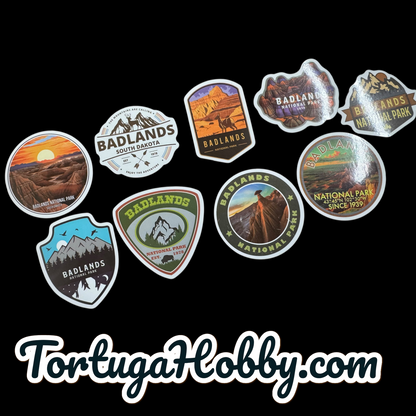 Badlands National Park 25 Sticker Pack - North Dakota