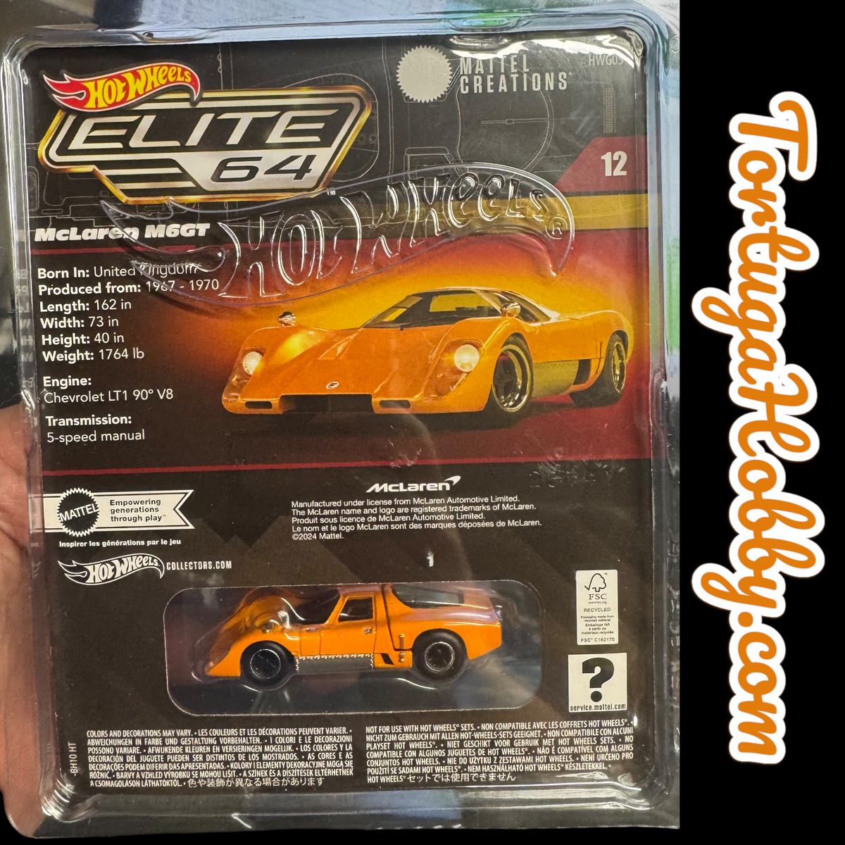 2024 - Hot Wheels - Elite 64 - McLaren M6GT