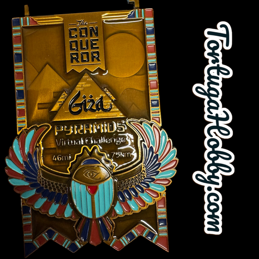 The Conqueror- Giza Pyramids - High Quality Finishers Medal.