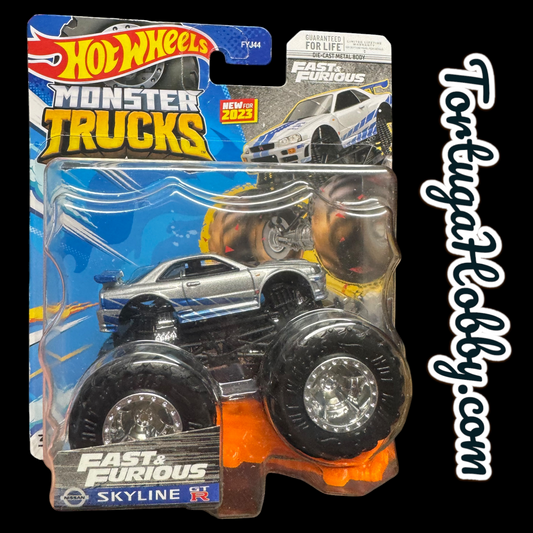 2023 - Hot Wheels - Monster Trucks - Fast & Furious - Nissan Skyline GTR3