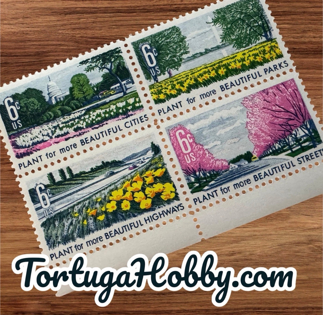 1969 - Beautification Of America Series - 4 Stamp Collection
