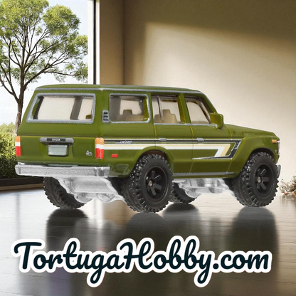 2025 - Hot Wheels Toyota Land Cruiser FJ60 Green Terra Trek - 1/64 Scale