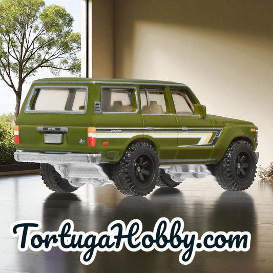 2025 - Hot Wheels Toyota Land Cruiser FJ60 Green Terra Trek - 1/64 Scale