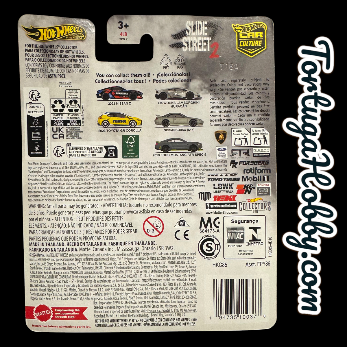 2024 - Hot Wheels - Car Culture - Slide Street - 2018 Ford Mustang RTR Spec5