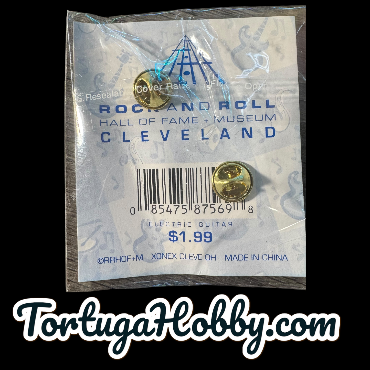 1995 - Rock & Roll Hall Of Fame Museum - Electric Guitar Collectable Pin