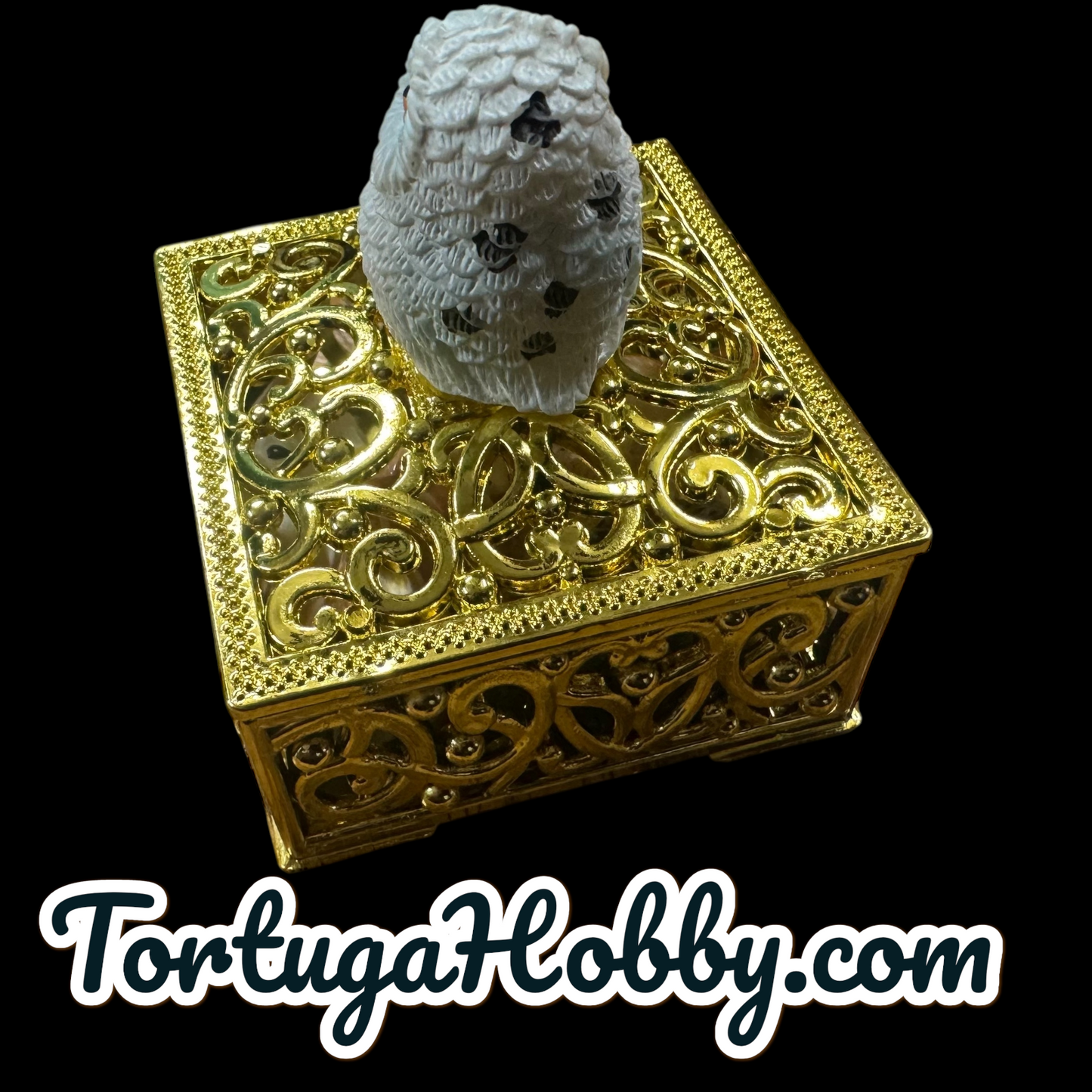 10pc Owl Counters in Golden Box Perfect for Unique Game Night - CCG - Role Play