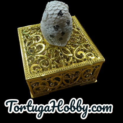 10pc Owl Counters in Golden Box Perfect for Unique Game Night - CCG - Role Play