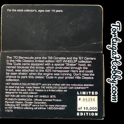 1996 - Hot Wheels - Limited Edition - 1970 Plymouth Barracuda