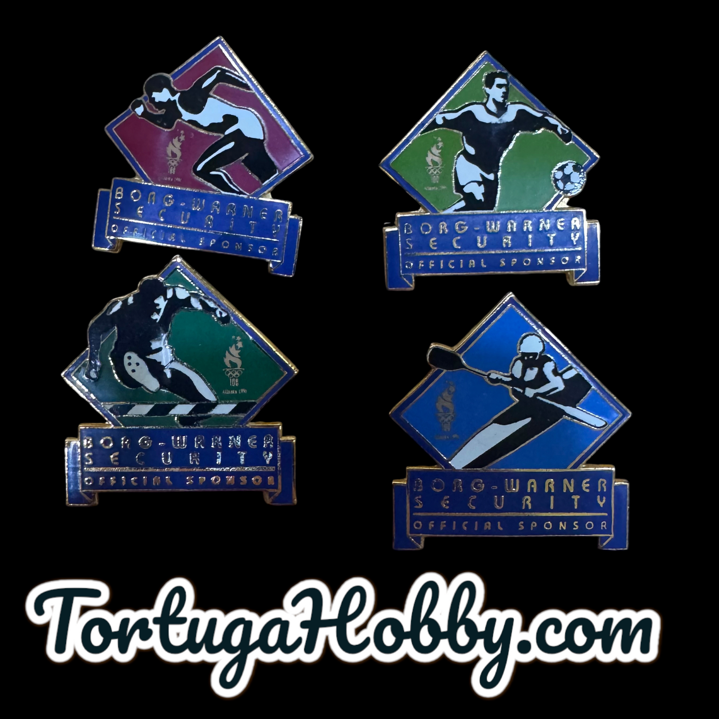 1996 Atlanta Summer Olympics - Borg-Warner Security 12 Pin Set