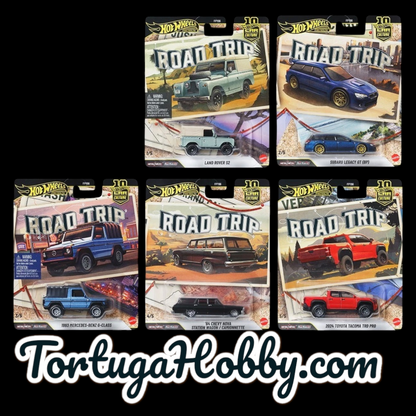 2026 - Hot Wheels - Car Culture 10th Anniversary Road Trip Set of 5