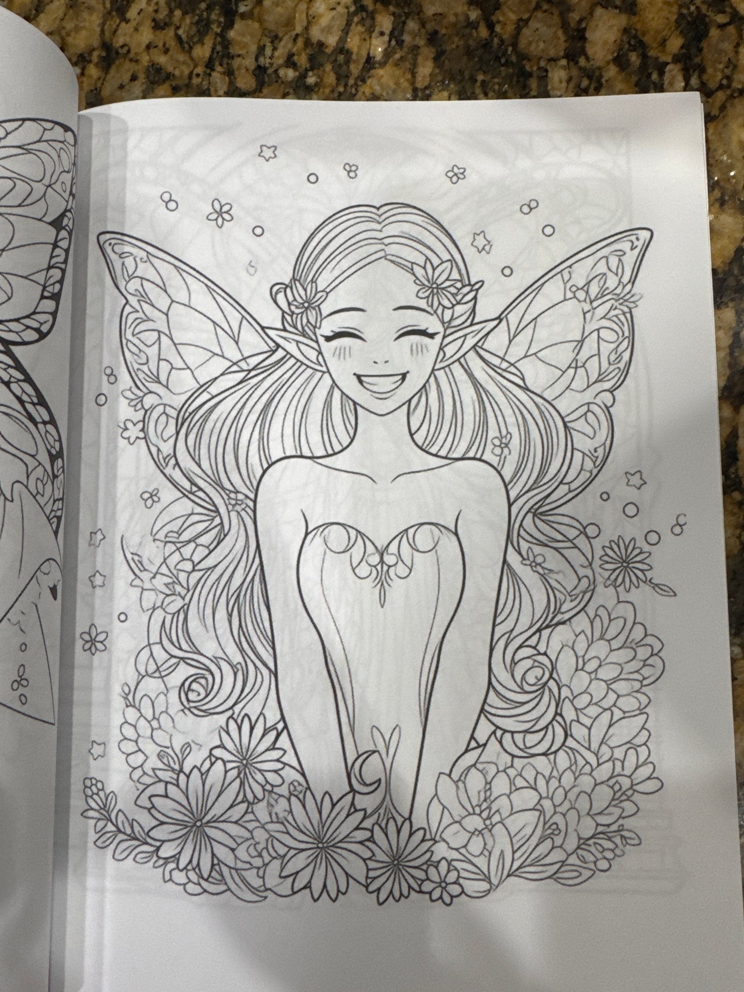 A Fairy Adventure - Adult Coloring Book