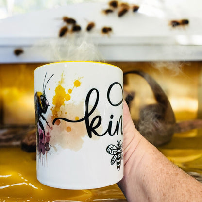 Mugs - Bee Kind, Bee-Themed Mug
