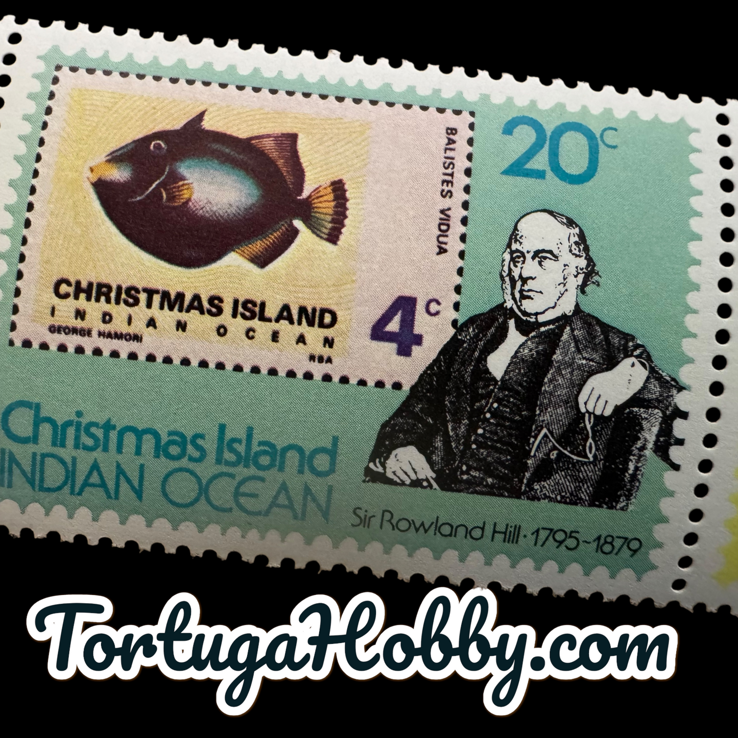 1969 - Christmas Island, Australian Stamps - Sir Rowland Hill Commemorative.