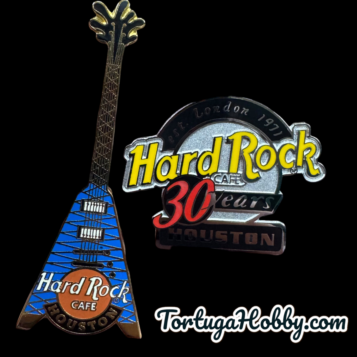 1999 - Hard Rock Cafe - Houston 2 Pin SET