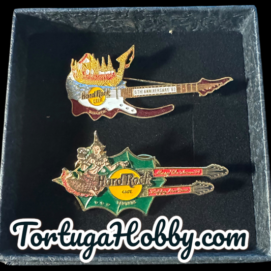 1994 - Hard Rock Cafe - Bangkok - Christmas Holly / 1997 - Bangkok Royal Barage