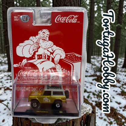 2025 M2 Machines Christmas Coca Cola 1966 Ford Bronco